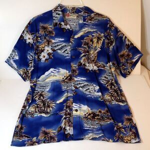 Vintage Hilo Hattie The Hawaiian Original Shirt Men’s Size XLarge Vibrant Color